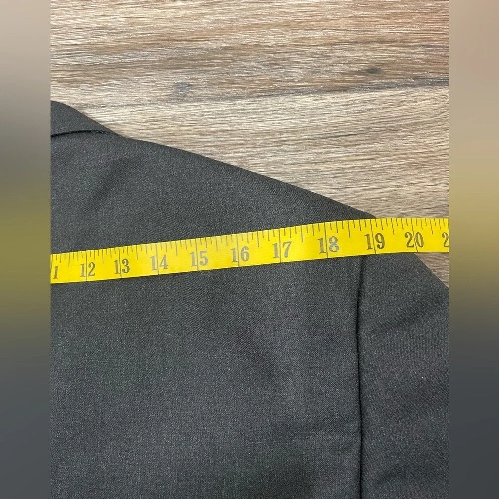 Canali Modern Fit Pure Wool Brown‎ Label 13220 Two Button Dark Gray Blazer 42R